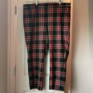 JCrew Plaid Kallie Pant Size 20